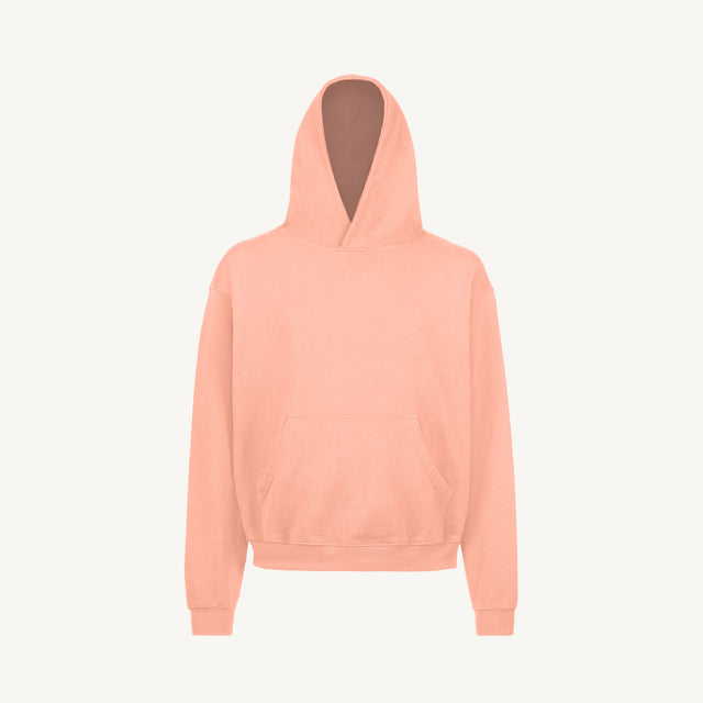 Pink Clay Oversized Hoodie Mockups.