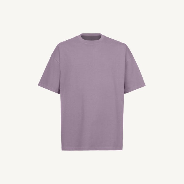 Purple Oversized Tee Mockups.