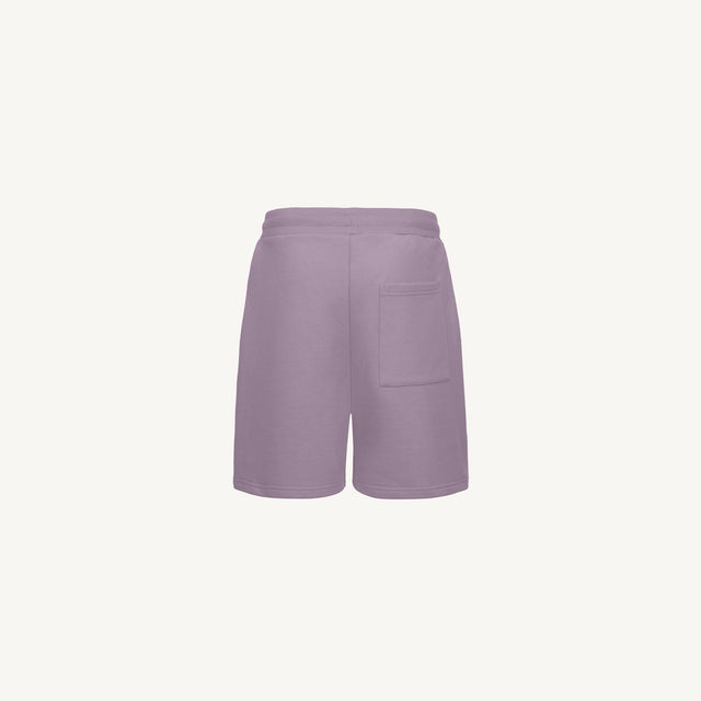 Purple Relaxed Sweatshorts.