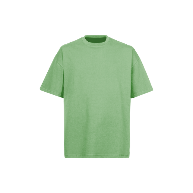 15-6317 TCX Quiet Green Oversized Tee.