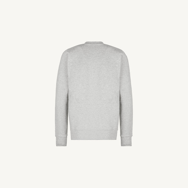 Light Grey Marl Regular Crewneck Sweater.