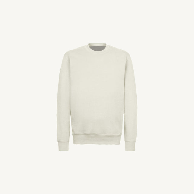 Vintage White Regular Crewneck Sweater.