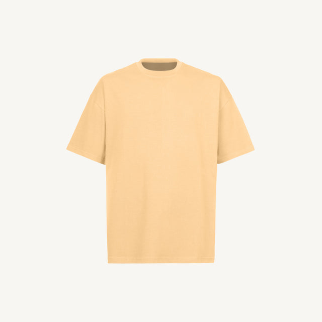 Sand Oversized Tee Mockups.