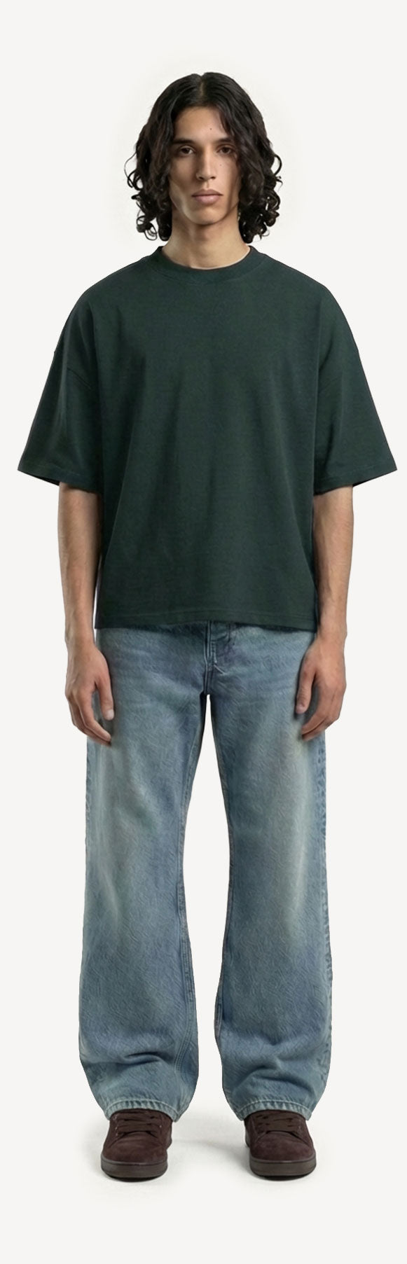 Wild Green Oversized Boxy Tee.