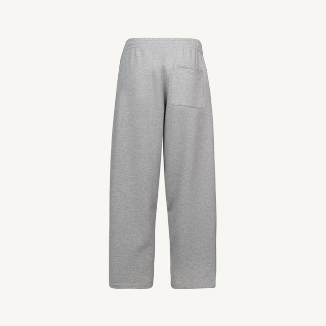 Grey Marl Straight-Leg Relaxed Sweatpants.