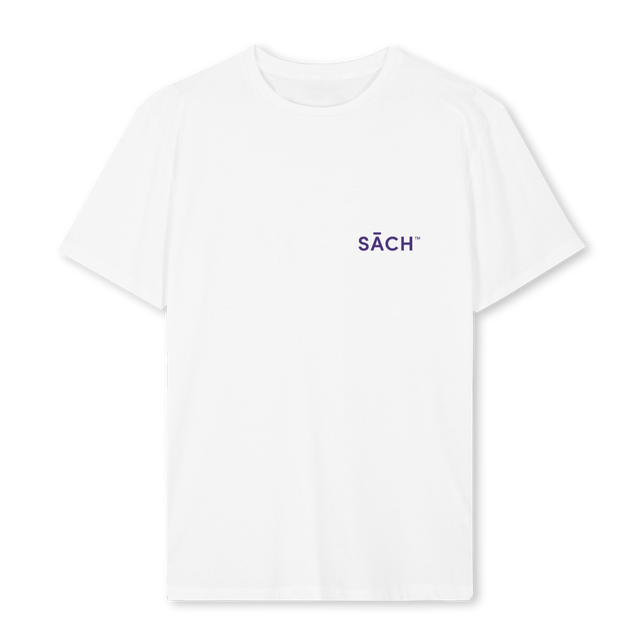 SACHTEE White Regular Tee.