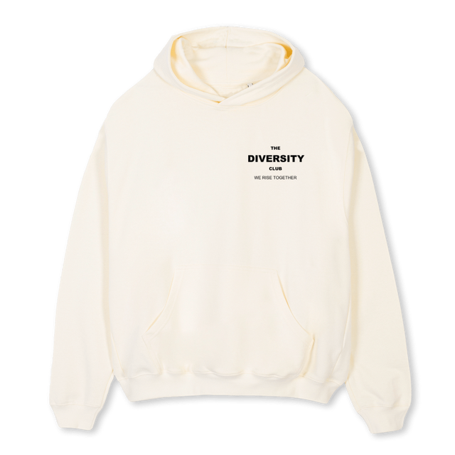 DCORIGINAL Cream Oversized Hoodie.