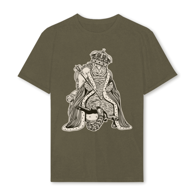 CATBLUE_VO Vintage Olive Regular Tee.