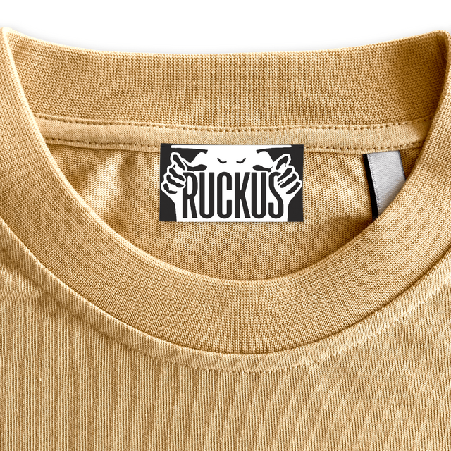 RUCKUSTAGBASIC Custom Neck Label.