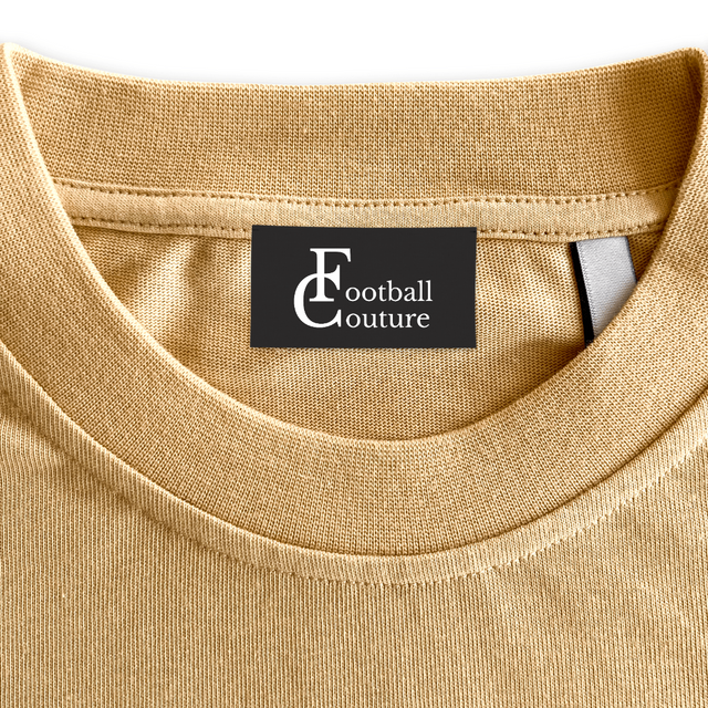 FOOTBALLCOUTURELOGO Custom Woven Neck Label.