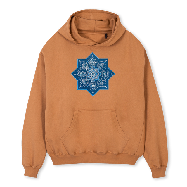 HOODIEOVERFLOWER Camel Oversized Hoodie.