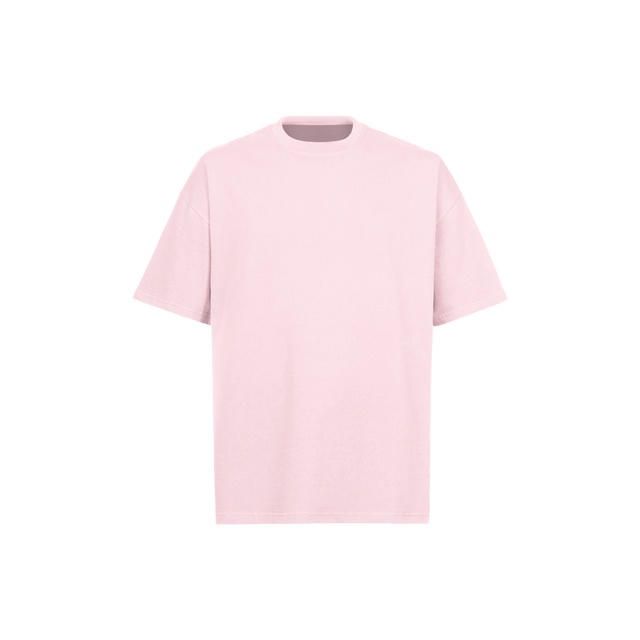 12-2907 TCX Pink Marshmallow Oversized Tee.