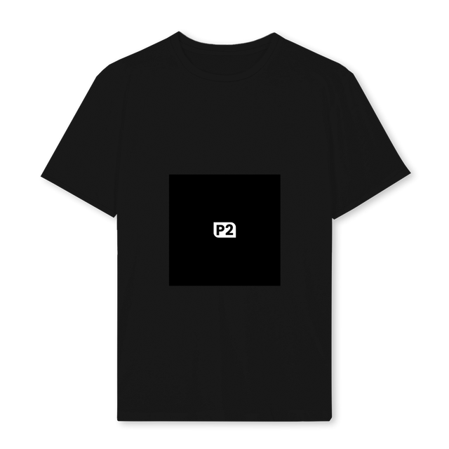EDDIE Black Regular Tee.
