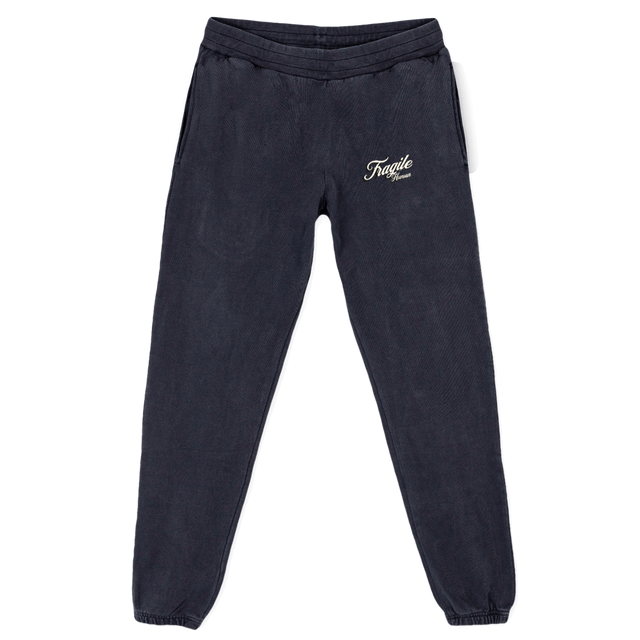 FRGL VNTG PN Vintage Black Relaxed Sweatpants.