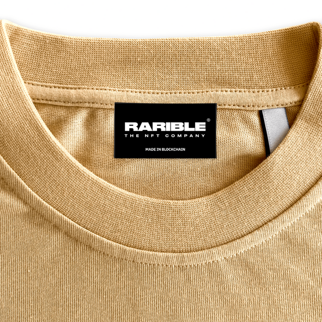 RARIBLE Custom Neck Label.