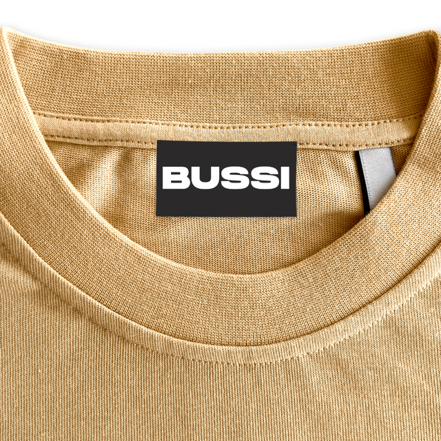 BUSSI Custom Neck Label.