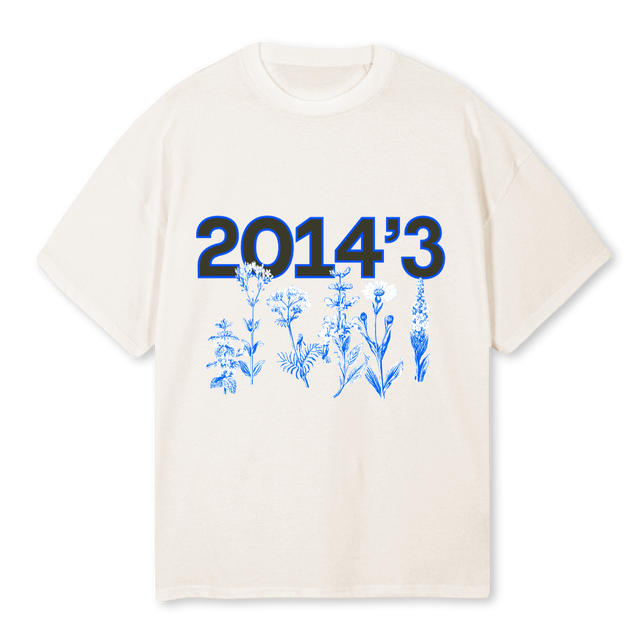 SYDSOS Vintage White Oversized Tee.