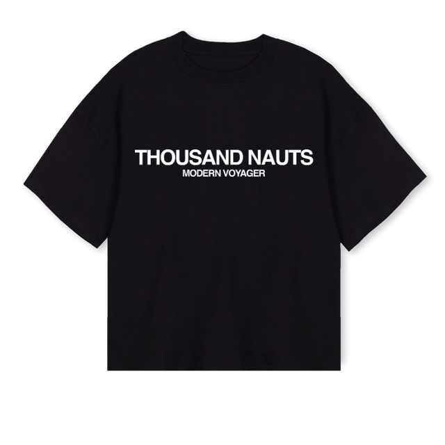 MVTEEBLK Black Oversized Boxy Tee.