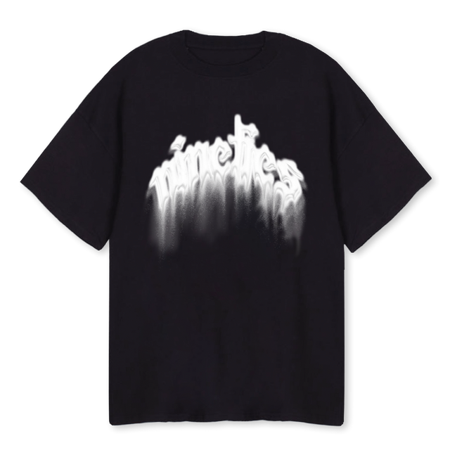 NINETIESONE Black Oversized Tee.