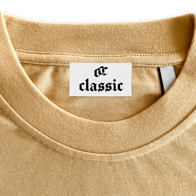 CLSC WHITEL Custom Woven Neck Label.