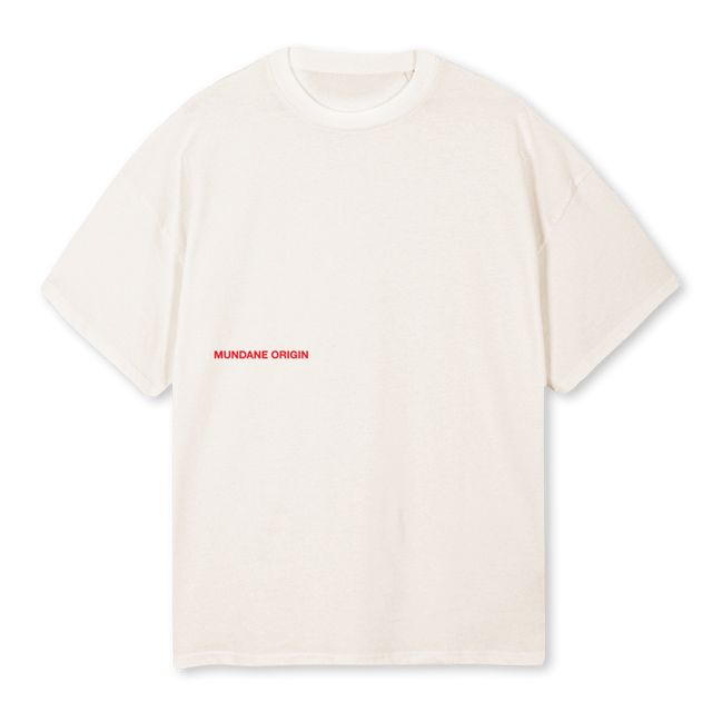 STAIRSRED Vintage White Oversized Tee.