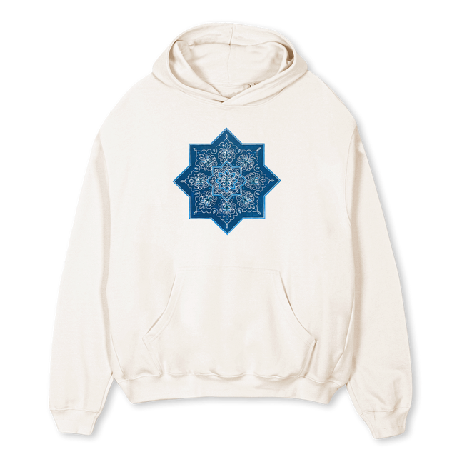 HOODIEOVERFLOWER Vintage White Oversized Hoodie.