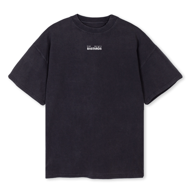 TSHIRTVBLACK Vintage Black Oversized Tee.