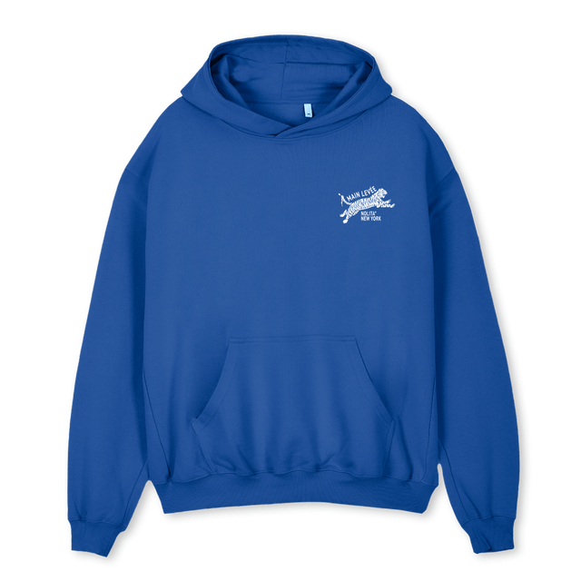 AMLCHINATOWNTIGER_CB Cobalt Blue Oversized Hoodie.