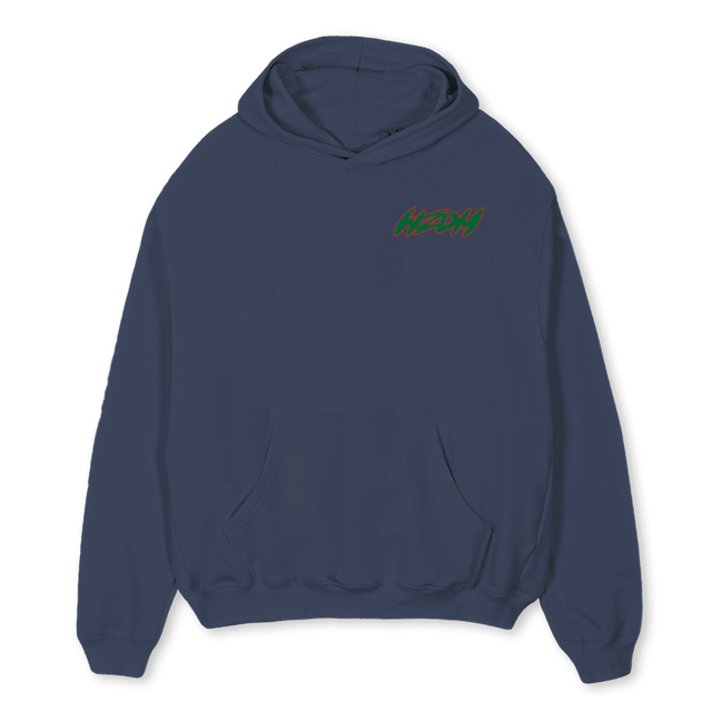 SURFCOUCH WZDMWZGY_N Navy Blue Oversized Hoodie.