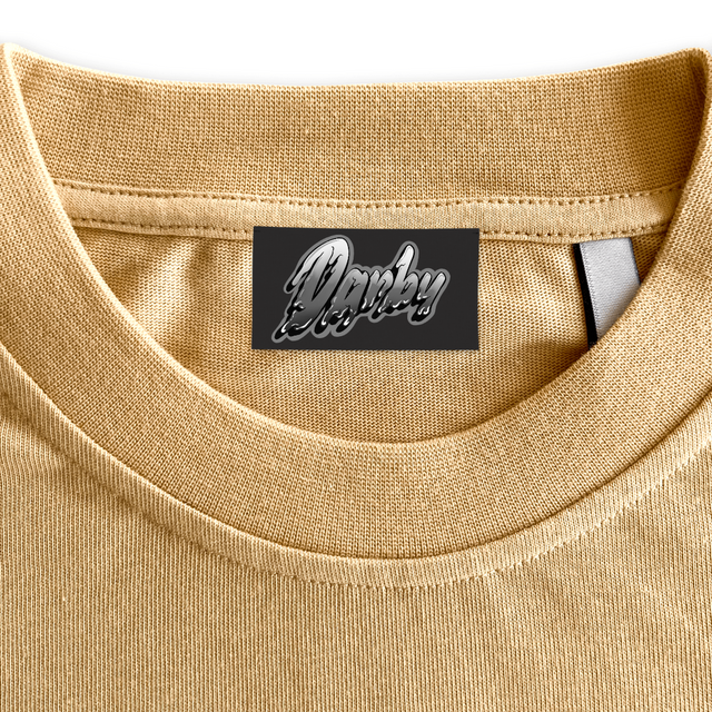 DARBY Custom Woven Neck Label.