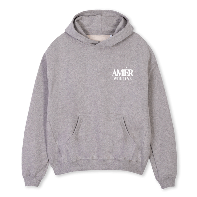 FD Grey Marl Oversized Hoodie.