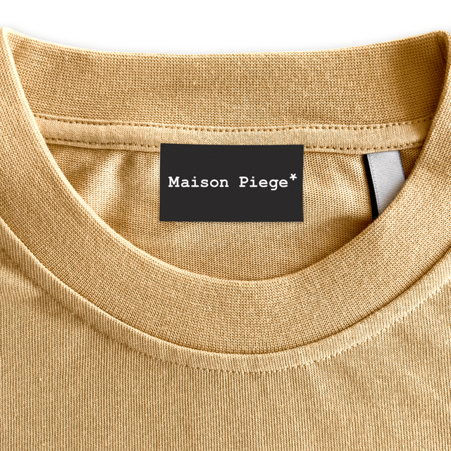 MAISONPIEGE Custom Neck Label.