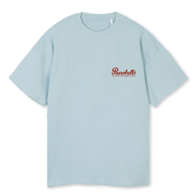 FAR NIENTE Cold Blue Oversized Tee.