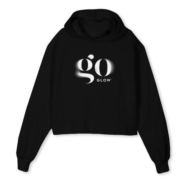 WCH_B Black Cropped Hoodie.