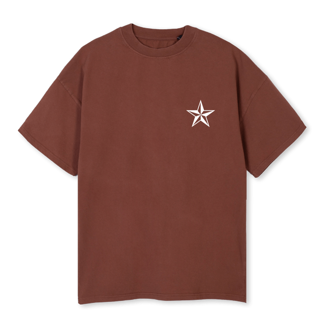 FB Vintage Brown Oversized Tee.