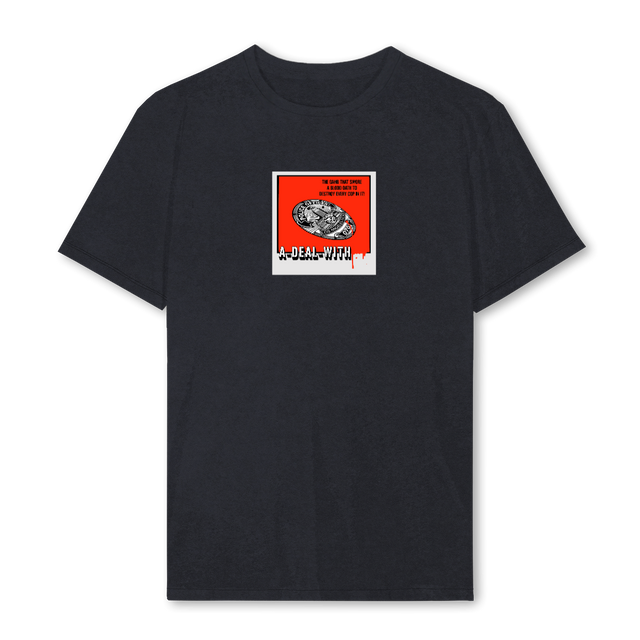 ADWASSLTPLRD Vintage Black Regular Tee.