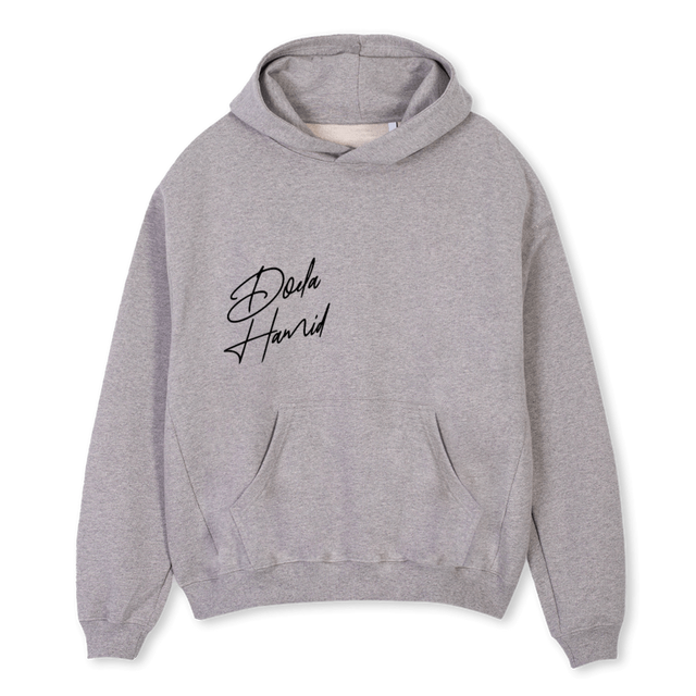 GREYHOODIE  Grey Marl Oversized Hoodie.