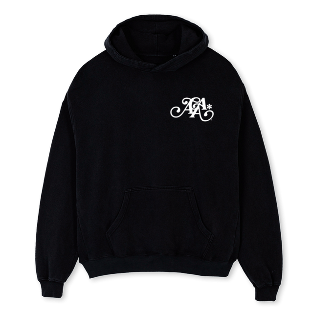 AAASIGNATURE_V2 Black Oversized Hoodie