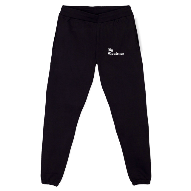 BYOPTP_B Black Relaxed Sweatpants.