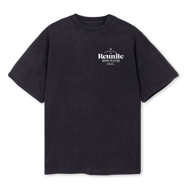 VINTAGE COLLECTION Vintage Black Oversized Tee.