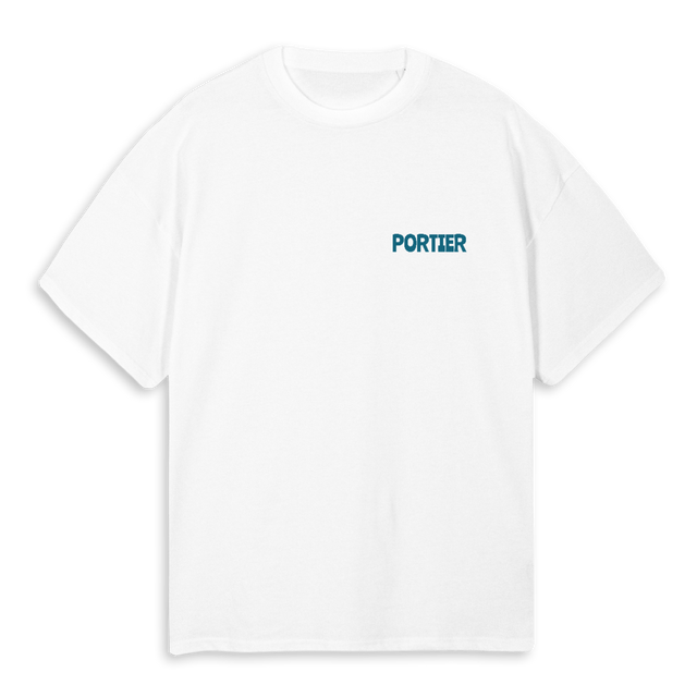 SURFCLUBTEE White Oversized Tee.