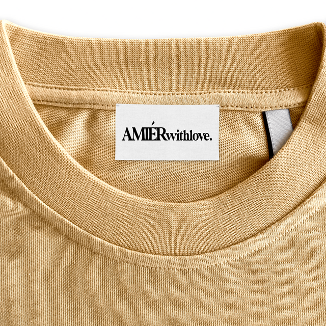 AWL WB L Custom Woven Neck Label.