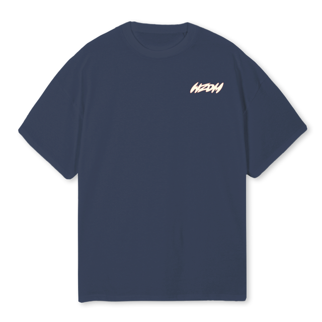 DOOM Navy Blue Oversized Tee.