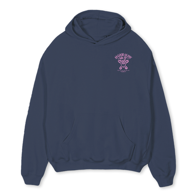 AGAABUTTERFLYLIMITED_PN Navy Blue Oversized Hoodie.