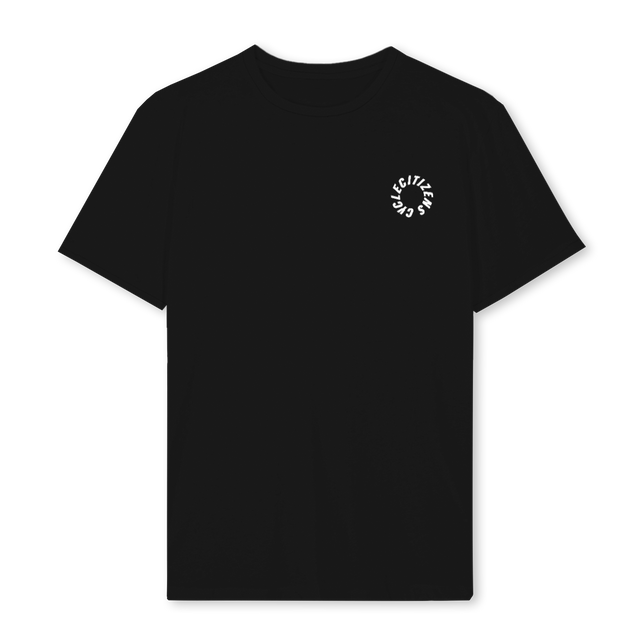 CCCIRCLE_REG_B Black Regular Tee.