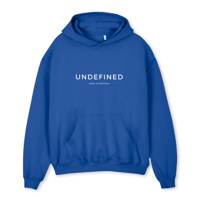 BLANKUKFOUR Cobalt Blue Oversized Hoodie.