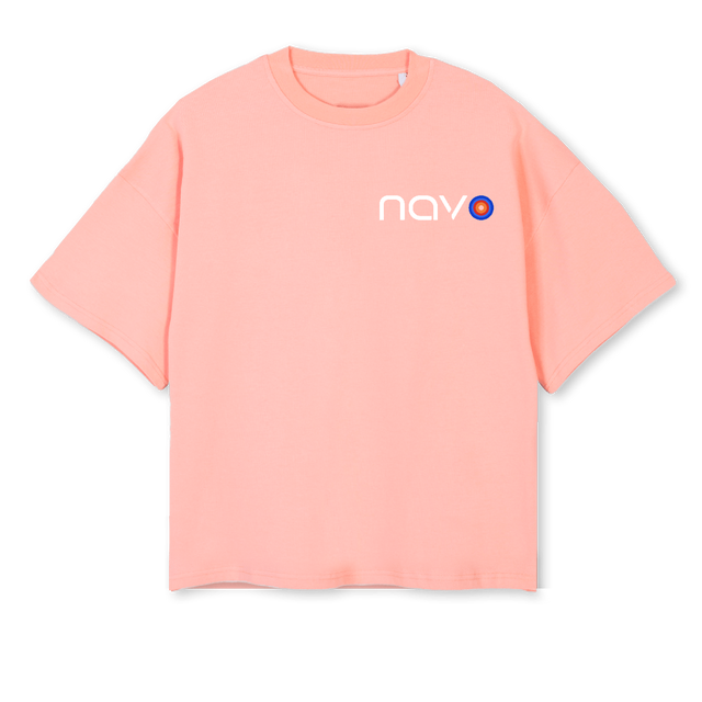 VBXLSAMPLE_PC Pink Clay Oversized Boxy Tee.