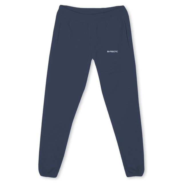 SYMBSETPANTS_2 Navy Blue Relaxed Sweatpants