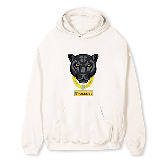 PANTHERHOOD Vintage White Regular Hoodie.