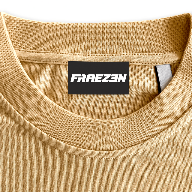 FRAEZEN Custom Woven Neck Label.